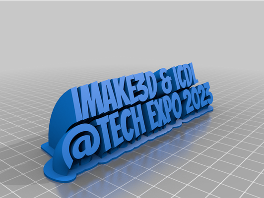 imake3d technik messe v2 by schnick angepasst 3d print model - Mito3D