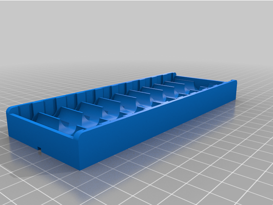 my customized parametric aa battery box contacts by nihad118 3d print model - Mito3D