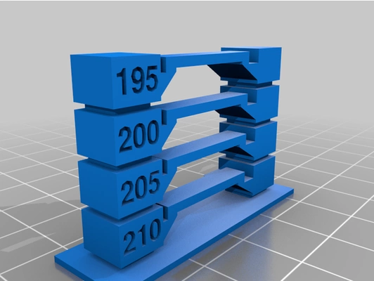 my angepasst slic3r prusaslicer temperatur turm by manouw 3d print model - Mito3D