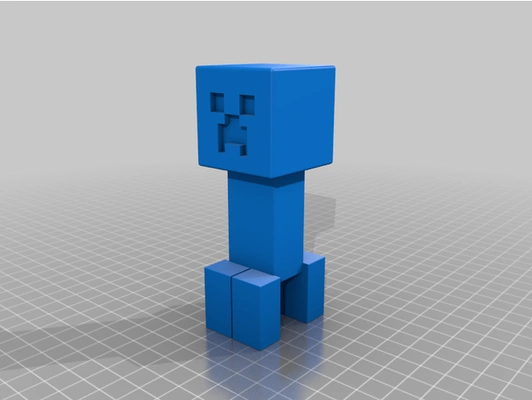 minecraft enredadera articulado regular by canal makeitlab 3d print model - Mito3D