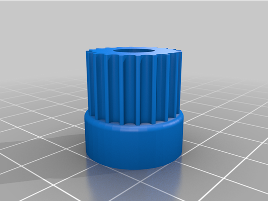 my customized parametric pulley library - customizer optimized by strong refrigerator 3d print model - Mito3D