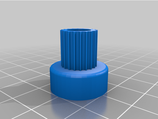 my customized parametric pulley library - customizer optimized by strong refrigerator 3d print model - Mito3D