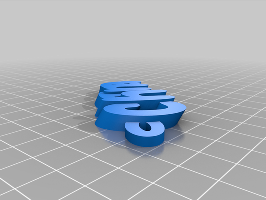 my customized iamburny's text - keyring keyfob by jamietebay 3d print model - Mito3D