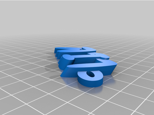 my customized iamburny's text - keyring keyfob by jamietebay 3d print model - Mito3D