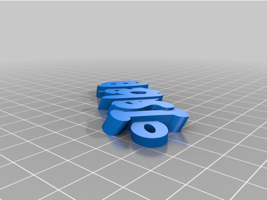 my customized iamburny's text - keyring keyfob by jamietebay 3d print model - Mito3D