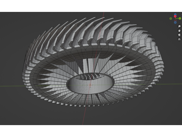 alternatif türbin noctua a12x25 by denisj81 soğutma hayran vantilatör 3D print model - Mito3D