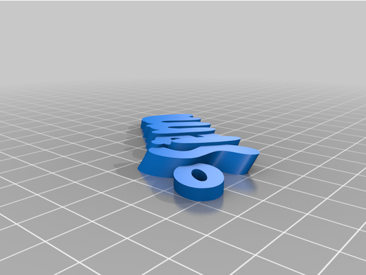 my customized iamburny's text - keyring keyfob by jamietebay 3d print model - Mito3D