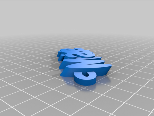 my customized iamburny's text - keyring keyfob by jamietebay 3d print model - Mito3D