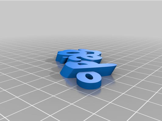 my customized iamburny's text - keyring keyfob by jamietebay 3d print model - Mito3D