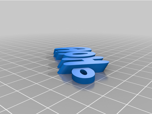 my customized iamburny's text - keyring keyfob by jamietebay 3d print model - Mito3D