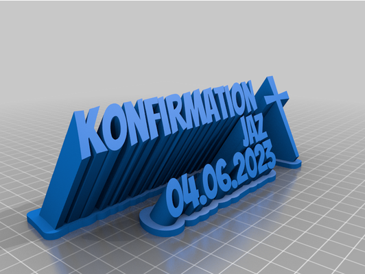 konfirmatio jaz by carry1976 customized 3d print model - Mito3D