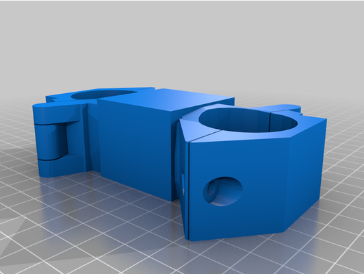 double côté pôle serrer moniteur by geai orageux 3d print model - Mito3D