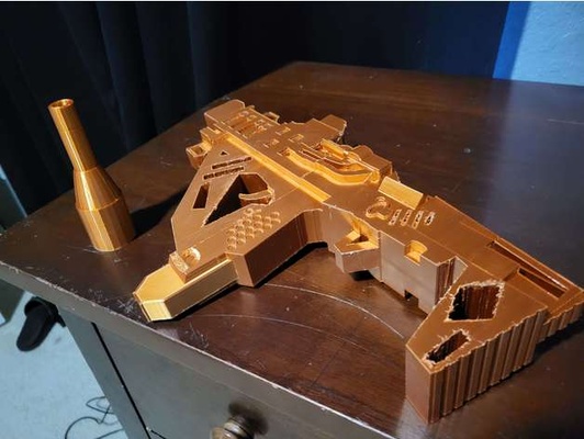 séraphin vy 7 smg destin 2 by 3dprinting noob bungie jeu arme pistolet soutenir mitraillette 3d print model - Mito3D