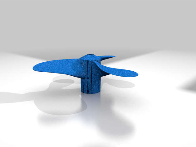 3 blade boat propeller by andyr1971 3D print model - Mito3D