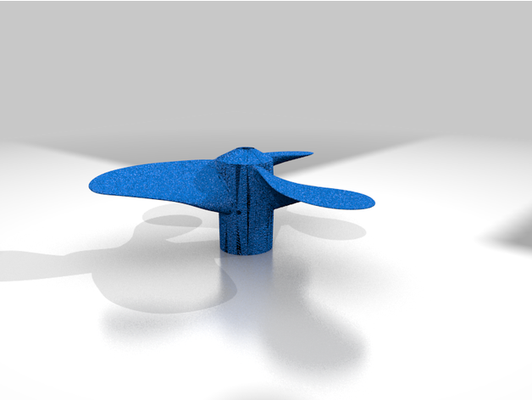 3 blade boat propeller by andyr1971 3d print model - Mito3D