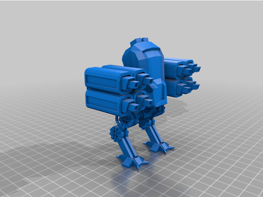 mech by abonnieren mechsuit modell 3d print model - Mito3D