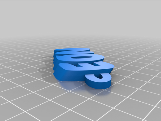 my personalizado iamburny texto chaveiro by jamietebay 3d print model - Mito3D