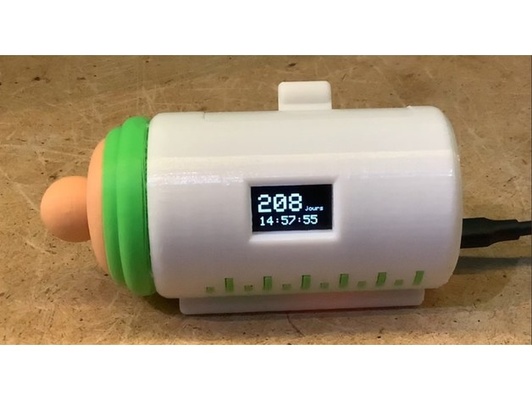 baby countdown by routex arduino nano bb biberon bottle dcompte 3d print model - Mito3D