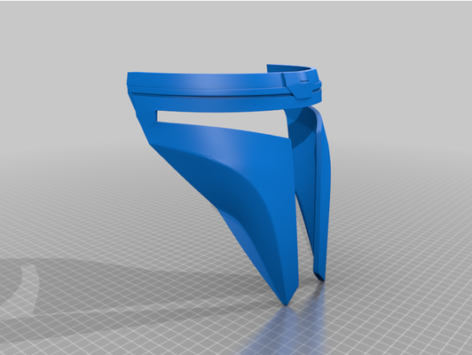 mandalorian helmet visor mold by dallan95 star wars 3d print model - Mito3D