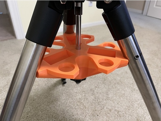 leave tripod spreader lens tepsi celestron nexstar se teleskop by başka sahibim aksesuar astronomi 6se 8se yayıcı binmek 3d print model - Mito3D