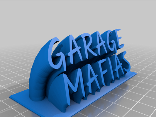 mafia by abonnieren angepasst 3d print model - Mito3D