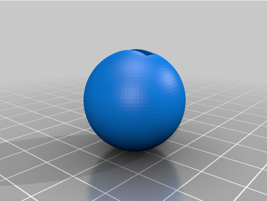 lawnmower throttle lever ball by kraftwork47 3d print model - Mito3D