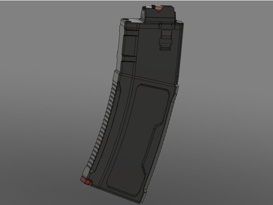 modern style polymer v3 ar 22lr conversion magazine by gonzostrange 22lr ar15 ar22 ceiner cmmg 3d print model - Mito3D