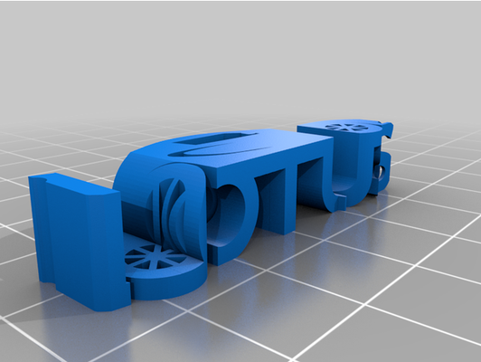 loto vuelta texto by bender562 3d print model - Mito3D