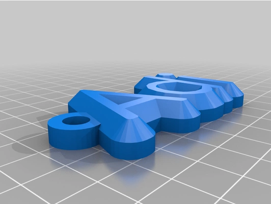 adi keychain by supercat135 customized 3d print model - Mito3D