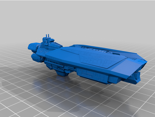 unsc orion heiligenschein flotte kämpfe by bac0nbitz 3d print model - Mito3D