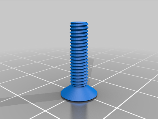 m4 countersunk screw 14mm by itsupportsaf customized 3d print model - Mito3D