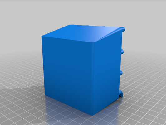 zip bag holder by kythryne customized 3d print model - Mito3D