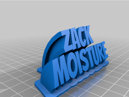 zack moisture by mattconforti21 customized 3d print model - Mito3D