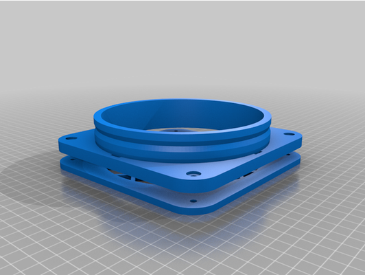 my personalizado twist lock manguera brida secadora by tonyconman 3d print model - Mito3D