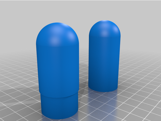 my customized cylindrical container parametric rounded ends two parts by gercules 3d print model - Mito3D