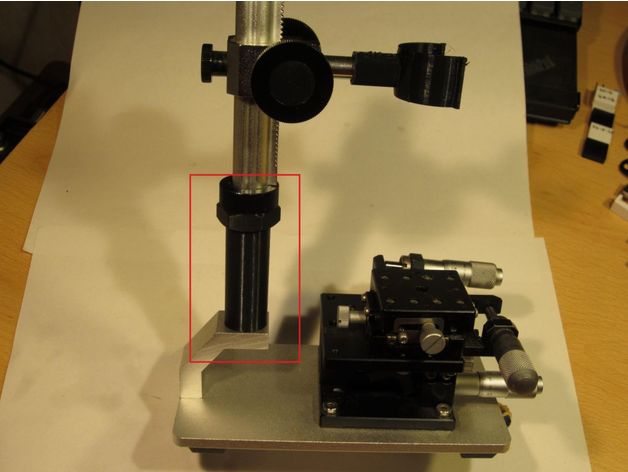 usb microscópio ficar pé extensão by espiraltrofia monte 3D print model - Mito3D