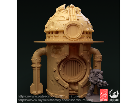 ordito motore by orco re studio terreno gioco guerra warhammer warhammer40k 40k 3d print model - Mito3D