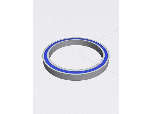 ball bearing-105x130x13mm sealed deep groove by bojmurdock 3d design arduino industrial inmoov mechanical robotics 3d print model - Mito3D