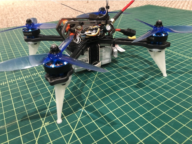 quadcopter uçan göz iniş ayak 12mm by gearhead455 3D print model - Mito3D