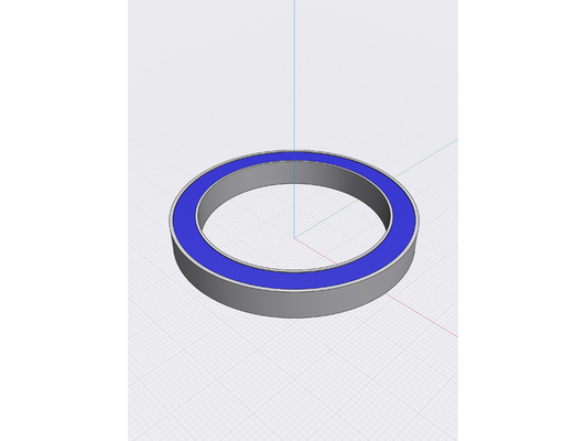 balle bearing 45x58x7mm scellé profond rainure by boymurdock industriel conception mécanique robotique 3d print model - Mito3D