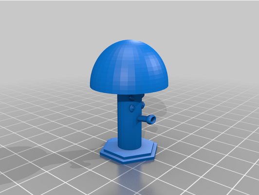 scaredy shroom seta médico by 3d print model - Mito3D