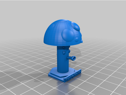 scaredy shroom seta médico by 3d print model - Mito3D