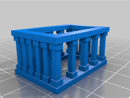 minecraft tempel by hotdoglavaguy26 3d print model - Mito3D