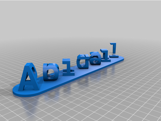 my personalizzato dual lettera blocchi illusione personalizzatore by carfunkledflip1 3d print model - Mito3D