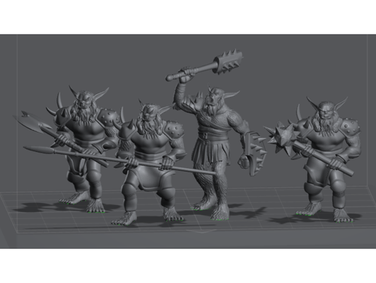 épouvantail remix no base by traumahawk bugbears dnd miniature donjons dragons mini miniatures 3d print model - Mito3D