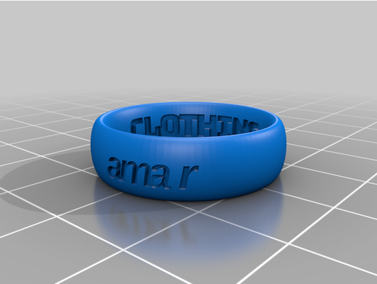 amar ring by louislister customized 3d print model - Mito3D