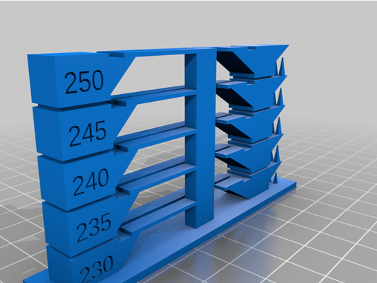 temperatura torre 230 250 by 3c3d personalizado 3d print model - Mito3D