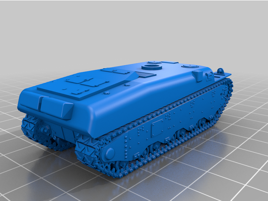 dépassé m6 lourd réservoir by ramzay1945 etats unis us armée ww2 seconde guerre mondiale 3d print model - Mito3D