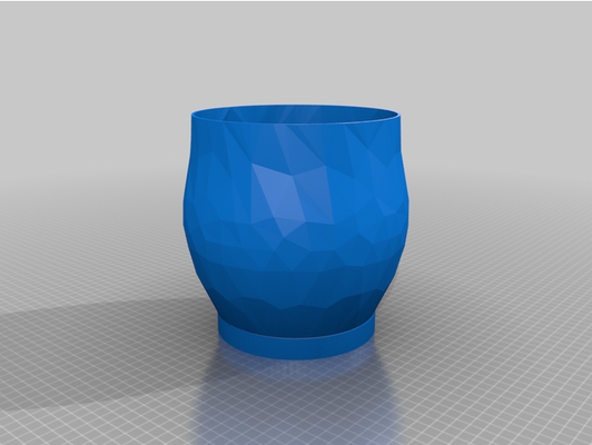 engrenado flor panela by coelho sucesso vaso flores 3d print model - Mito3D