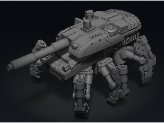 krabbe megt by toposolitär gasland heiße reifen mecha panzer gehhilfe 3d print model - Mito3D